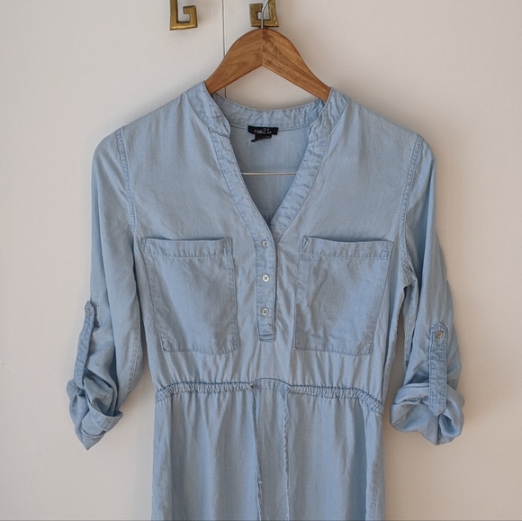 Rue21 Light Denim Dress Size S - Picture 3 of 10